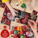 Merry Chrismas Advent Calendar Jigsaw Puzzle 1000 Pieces