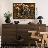 Elegante puzzle con cani con fiori, 1000 pezzi