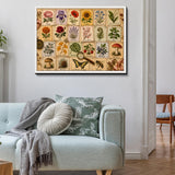 Elegante puzzle con cani con fiori, 1000 pezzi