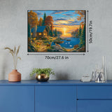 Lakeside cabins Jigsaw Puzzle 1000 Pieces