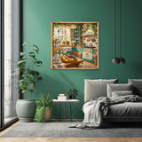 Stilvolles Blumenhunde-Puzzle 1000 Teile