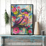 Collage Colorful Bird Jigsaw Puzzle 1000 Pieces