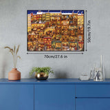 Elegante puzzle con cani con fiori, 1000 pezzi