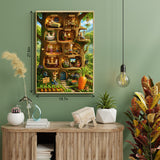 Stilvolles Blumenhunde-Puzzle 1000 Teile