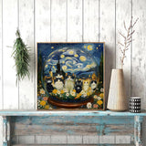 Puzzle Pomme Colorée en Fleurs 1000 Pièces