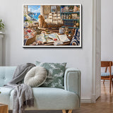 Puzzle Muse del cucito vintage 1000 pezzi