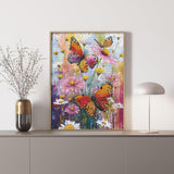 Rompecabezas de mosaico floral de 1000 piezas