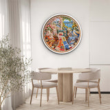 Elegante puzzle con cani con fiori, 1000 pezzi
