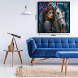 Elegante puzzle con cani con fiori, 1000 pezzi