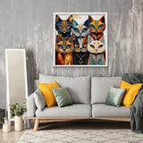 Abstract Cat Jigsaw Puzzle 1000 Pieces