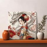 Stilvolles Blumenhunde-Puzzle 1000 Teile