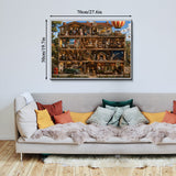 Stilvolles Blumenhunde-Puzzle 1000 Teile