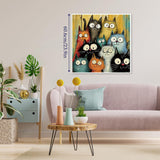 Big-Eye Cats Jigsaw Puzzle 1000 Pieces