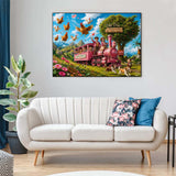 Fantasy Train Jigsaw Puzzle 1000 Pieces