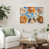 Cats in Circle Jigsaw Puzzle 1000 Pieces