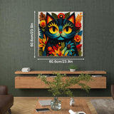 Color Bloom Cat Jigsaw Puzzle 1000 Pieces