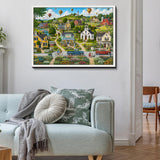 Vibrante Bazaar Jigsaw Puzzle 1000 piezas