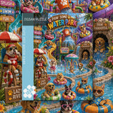 Elegante puzzle con cani con fiori, 1000 pezzi