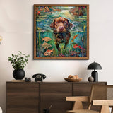 Pond Puppy Jigsaw Puzzle 1000 Pieces