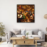 Elegante puzzle con cani con fiori, 1000 pezzi