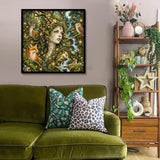 Elegante puzzle con cani con fiori, 1000 pezzi