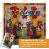 Sewing Chicken Jigsaw Puzzle 1000 Pieces