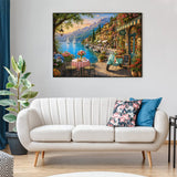 Elegante puzzle con cani con fiori, 1000 pezzi