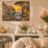 Elegante puzzle con cani con fiori, 1000 pezzi