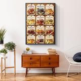 Vintage Jam Tags Jigsaw Puzzle 1000 Pieces