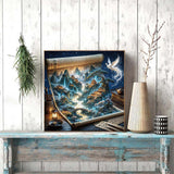 Elegante puzzle con cani con fiori, 1000 pezzi