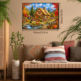 Elegante puzzle con cani con fiori, 1000 pezzi