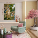 Elegante puzzle con cani con fiori, 1000 pezzi