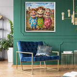 Puzzle con collage di foglie autunnali, 1000 pezzi