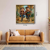 Elegante puzzle con cani con fiori, 1000 pezzi