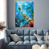 Elegante puzzle con cani con fiori, 1000 pezzi