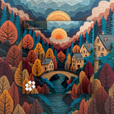 Puzzle colorato romantico da 1000 pezzi