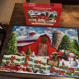 Christmas Barn Jigsaw Puzzle 1000 Pieces