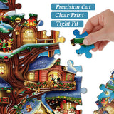 Christmas Treehouse Jigsaw Puzzle 1000 Pieces