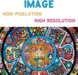 Aztec totem Mandala Jigsaw Puzzle 1000 Pieces