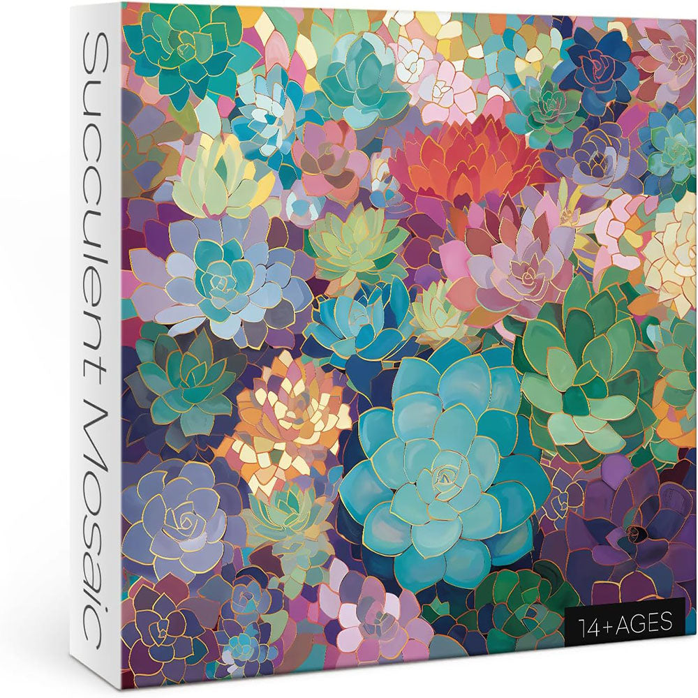 succulent puzzle 1000 pieces Gradient Succulent Jigsaw Puzzle 1000 Piece – Puzzlepickup