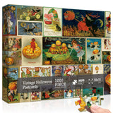 Vintage Halloween Cards Jigsaw Puzzle 1000 Pieces