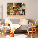 Vintage Halloween Cards Jigsaw Puzzle 1000 Pieces