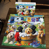 Naughty Puppy Jigsaw Puzzle 1000 Pieces