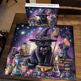 Meow Starry Night Jigsaw Puzzle 1000 pièces