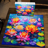 Rainbow Lotus Jigsaw Puzzle 1000 Pieces