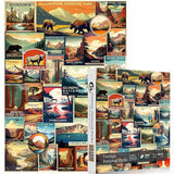 Vintage National Parks Jigsaw Puzzle 1000 Pieces