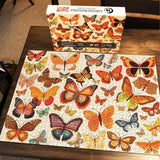 Vintage Colorful Butterfly Jigsaw Puzzle 1000 Pieces