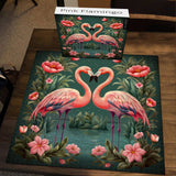 Vintage flamingo Jigsaw Puzzle 1000 Pieces