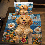 Garden Puppy Jigsaw Puzzle 1000 Pieces