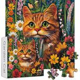 Garden Cat Jigsaw Puzzle 1000 Pieces